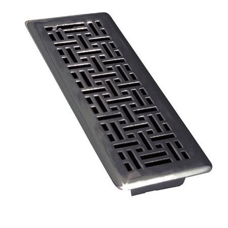 Cool Kitchen C167-MMB04X10 Floor Register  Matte Black 4 x 10 in. CO710184